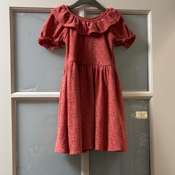 Tahari Kids Coral Lace Dress - Picture 1 of 4